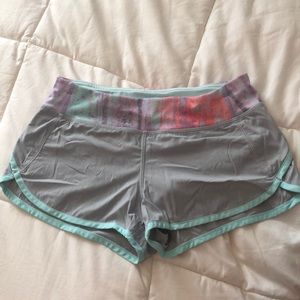 Blue and gray ivivva shorts